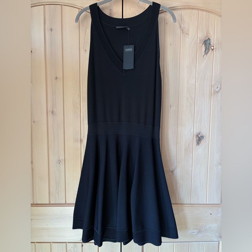 NWT Donna Karan Fit & Flare Flounced Dress - Picture 11 of 16